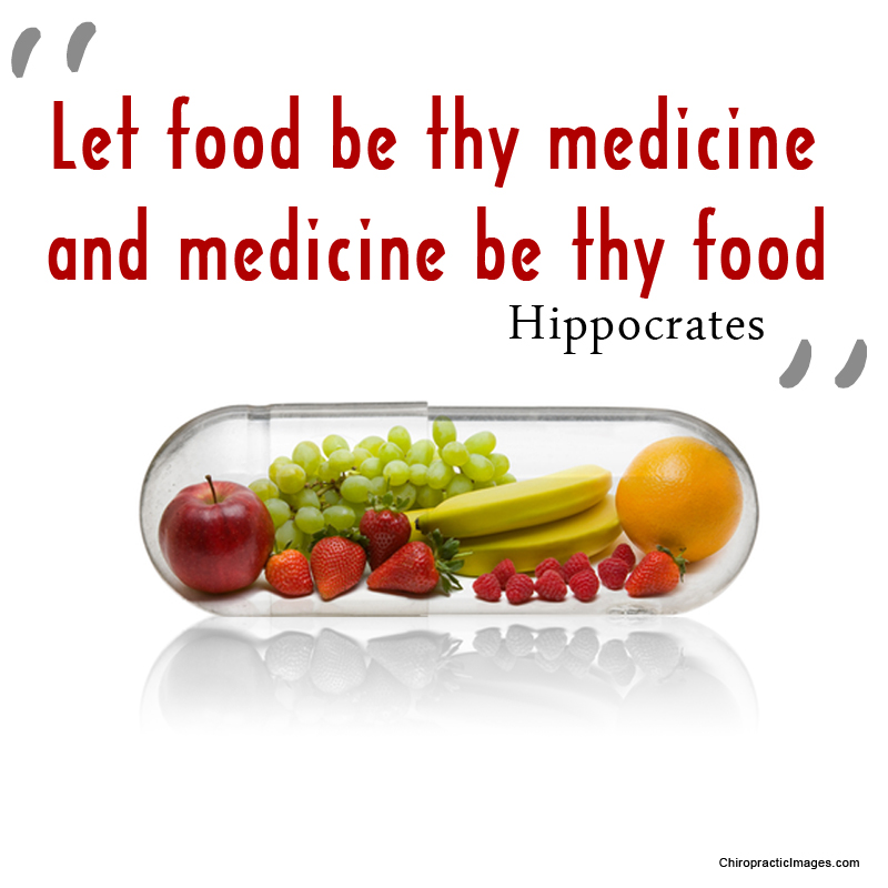 FOOD ISN’T JUST LIKE A MEDICINE IT IS MEDICINE AND WORKS FASTER